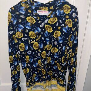 ORLEBAR BROWN  Club Tropicana Ridley Printed Woven Shirt Blue - Men's Medium